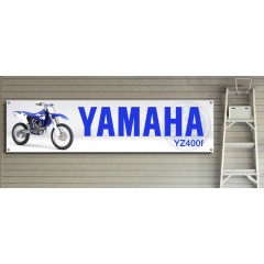 Yamaha YZ400f Garage/Workshop Banner